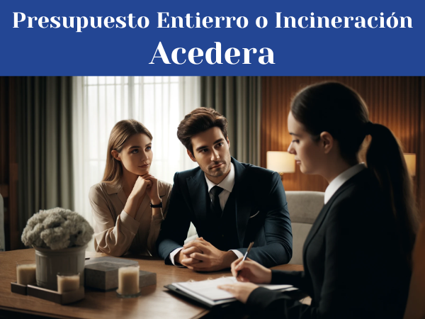 Precio de un entiero económico en Acedera Provincia de Badajoz